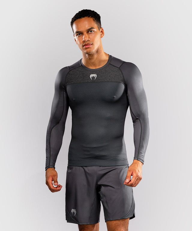 Venum Rashguard G-Fit Scale Lange Mouwen - Grijs