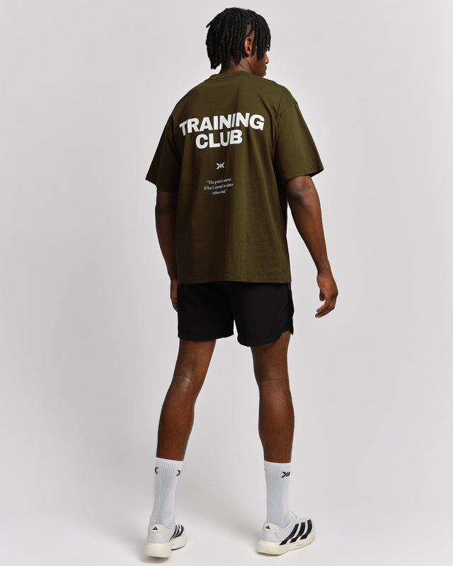 Camiseta de entrenamiento Caged Training Club – Verde caqui
