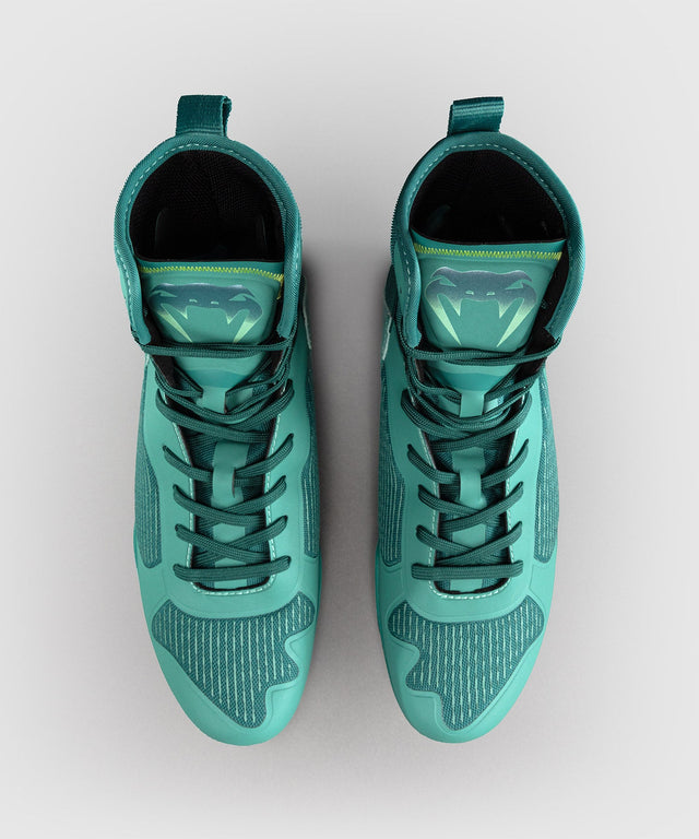 Chaussures de boxe Venum Elite Neo – Vert/Jaune Néon