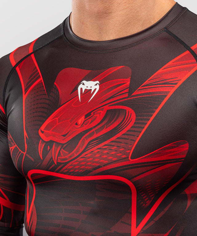 Venum Rashguard Crimson Viper 2.0 Langarm – Schwarz/Rot
