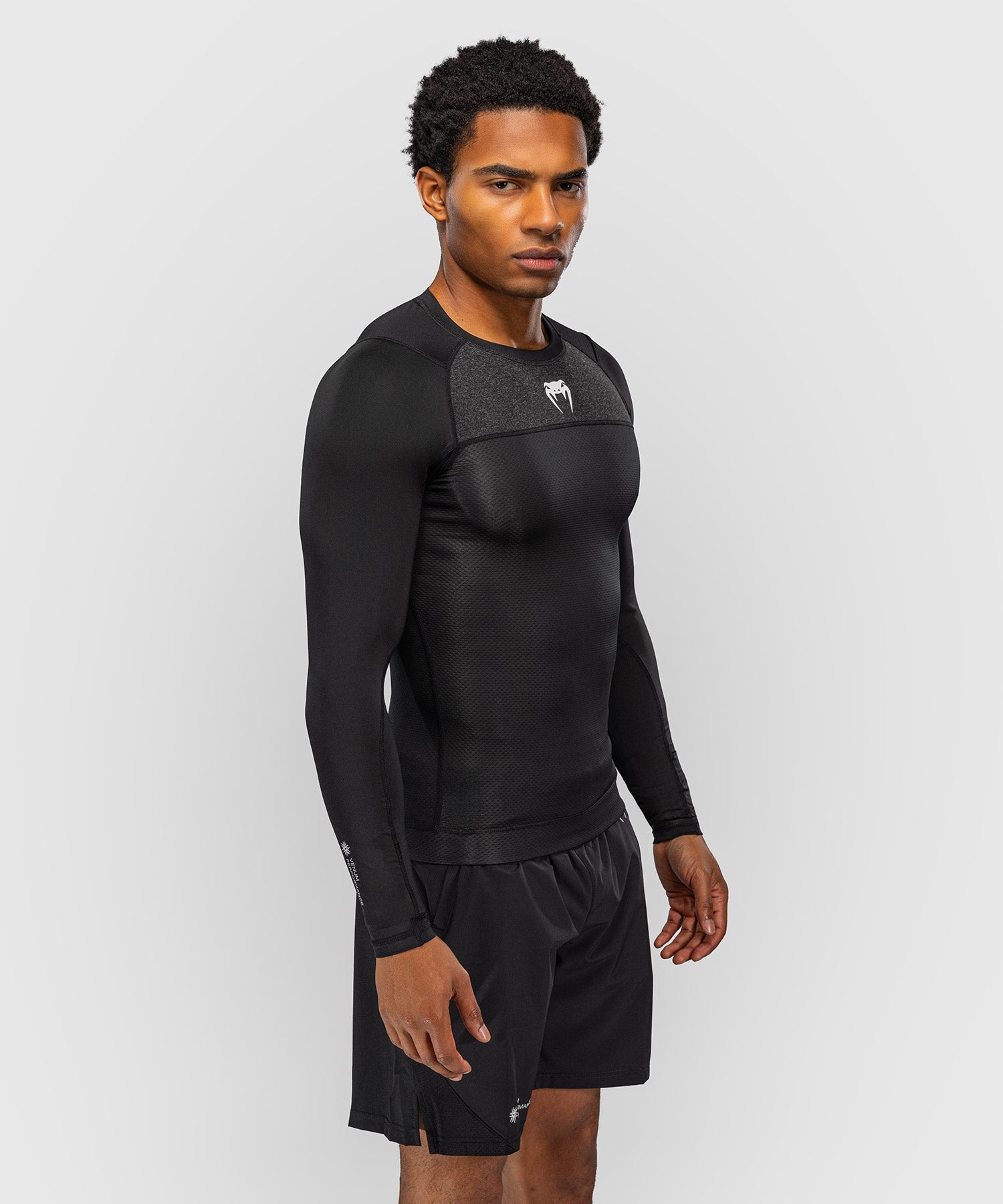 Venum Rashguard G-Fit Scale Lange Mouwen - Sort
