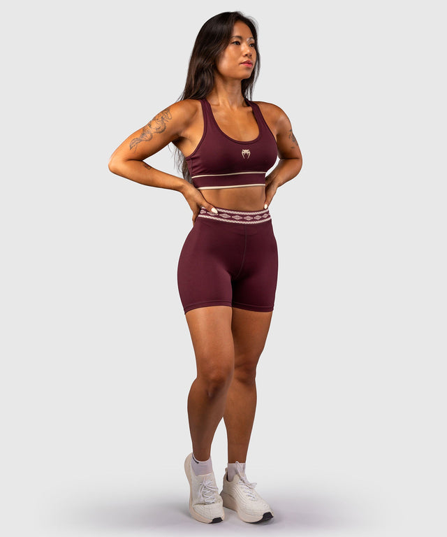 Shorts de compression Venum Talisman Femme – Prune