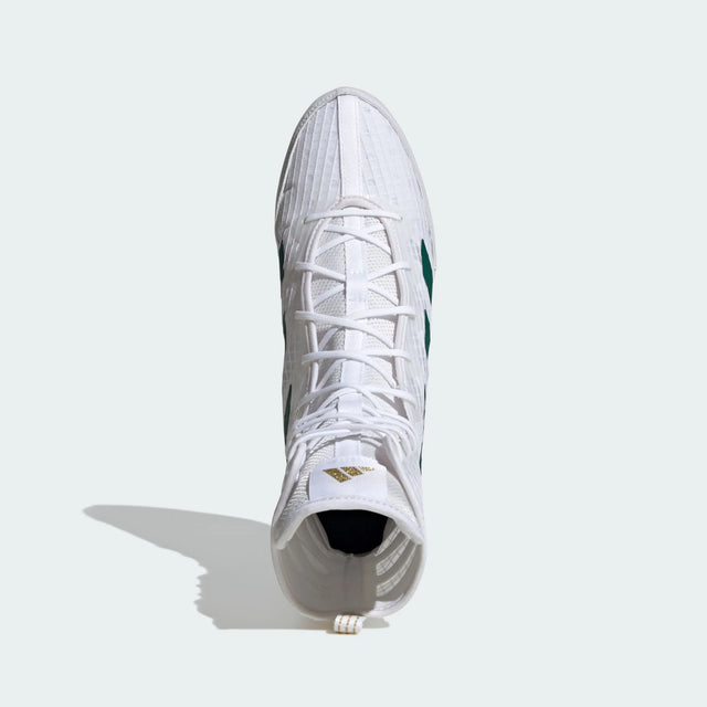 Boxerské boty Adidas Box Hog 4 – Bílé/Zelené