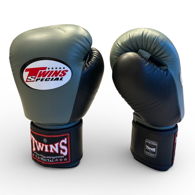 Gants de boxe Twins BGVL3 Air – Vert olive/Noir
