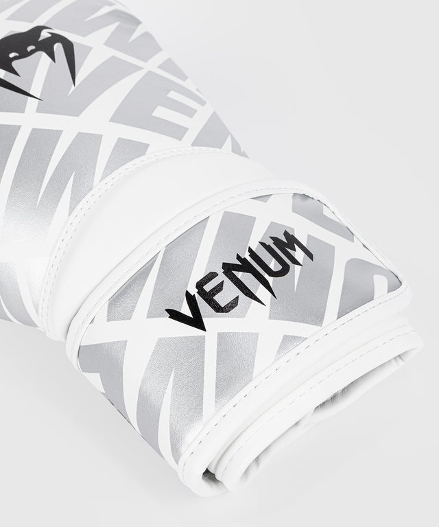 Mănuși de box Venum Contender 1.5 XT Copii – Alb/Argintiu