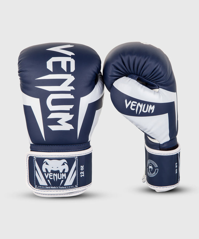 Venum Boxningshandskar Elite – Marinblå/Vit