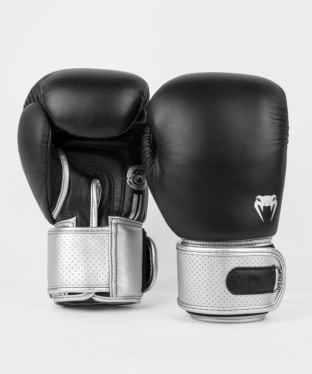Venum Boxhandschuhe Power 2.0 – Schwarz/Silber