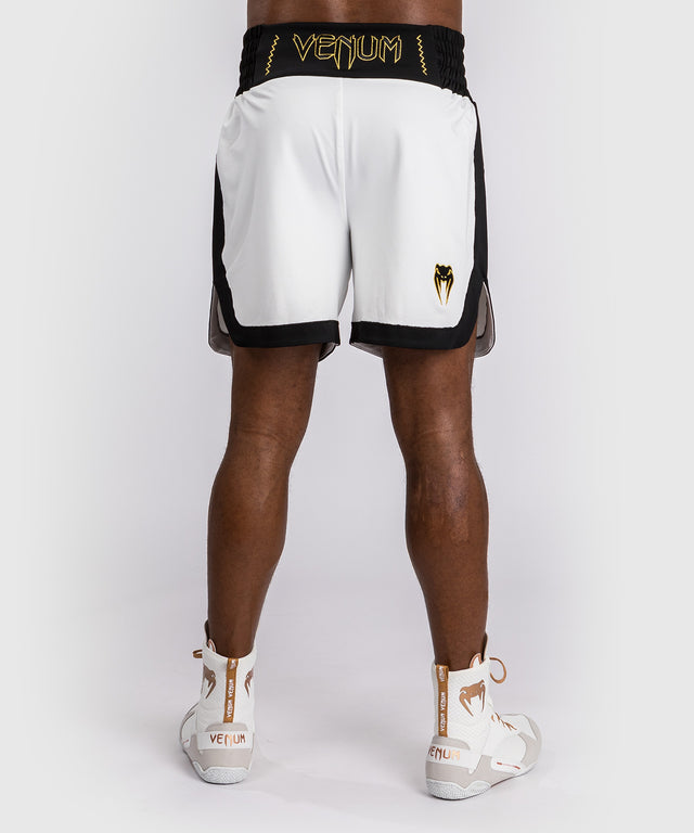Shorts de boxe Venum Classic – Blanc/Noir
