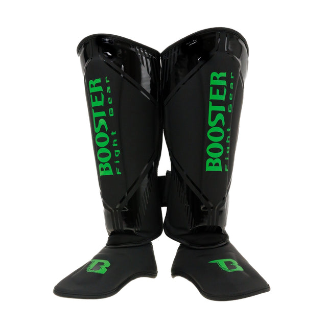 Espinilleras Booster Bangkok – Negro/Verde