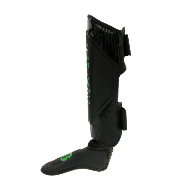 Espinilleras Booster Bangkok – Negro/Verde