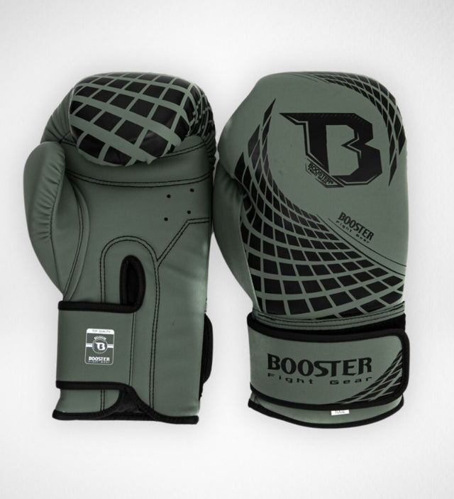 Luvas de boxe Booster BFG Cube – Cáqui Verde/Preto
