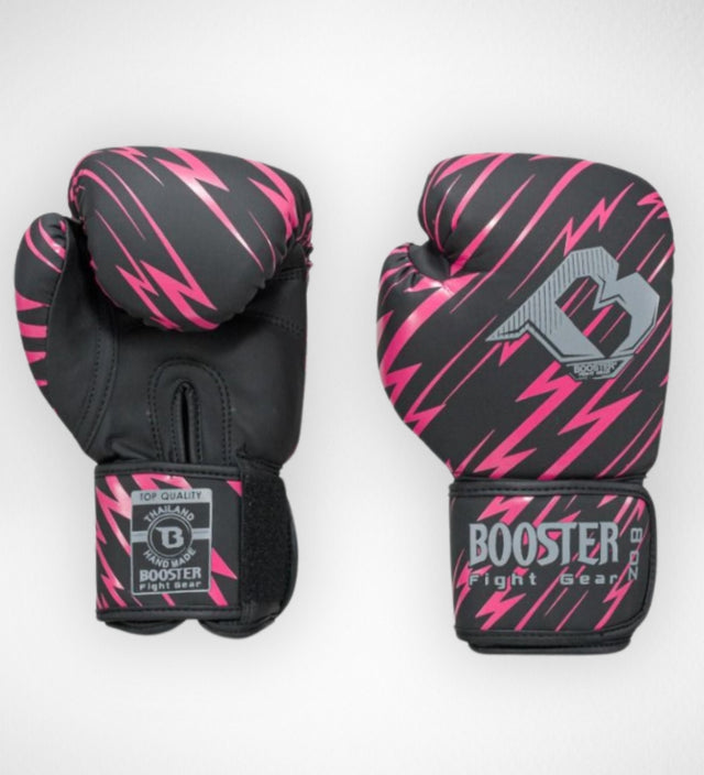 Guantoni da boxe Booster Combat Bambini – Nero/Rosa