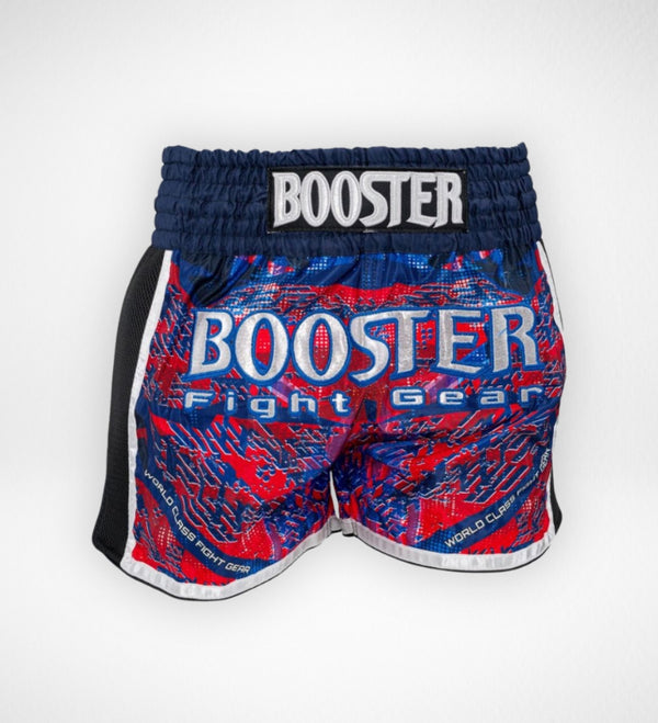 Booster Kickbox-Shorts Alien – Blau/Rot