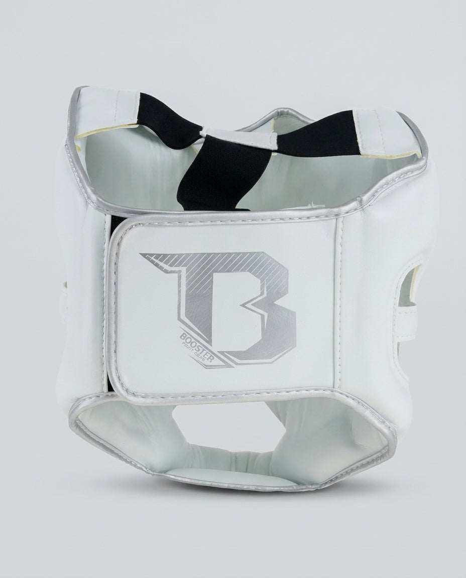 Booster Kopfschutz BHG2 – Weiß/Silber