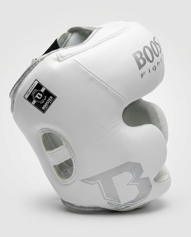 Booster Kopfschutz BHG2 – Weiß/Silber