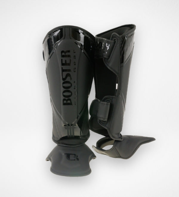 Espinilleras Booster Bangkok – Negro/Negro