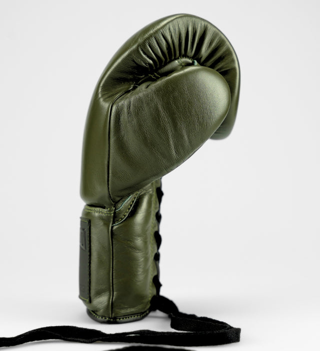 Guantoni da boxe Caged X Series con lacci – Cachi/Nero