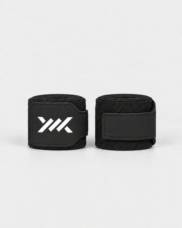 Vendas de boxeo Caged Essential – Negro (incluye bolsa de lavado)