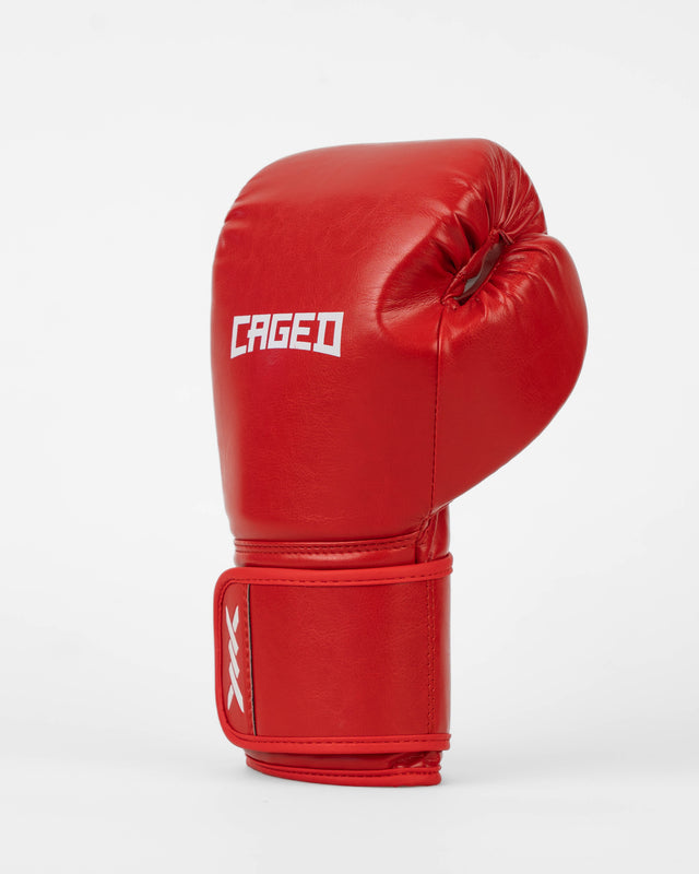 Guantes de boxeo Caged Core – Rojo/Blanco