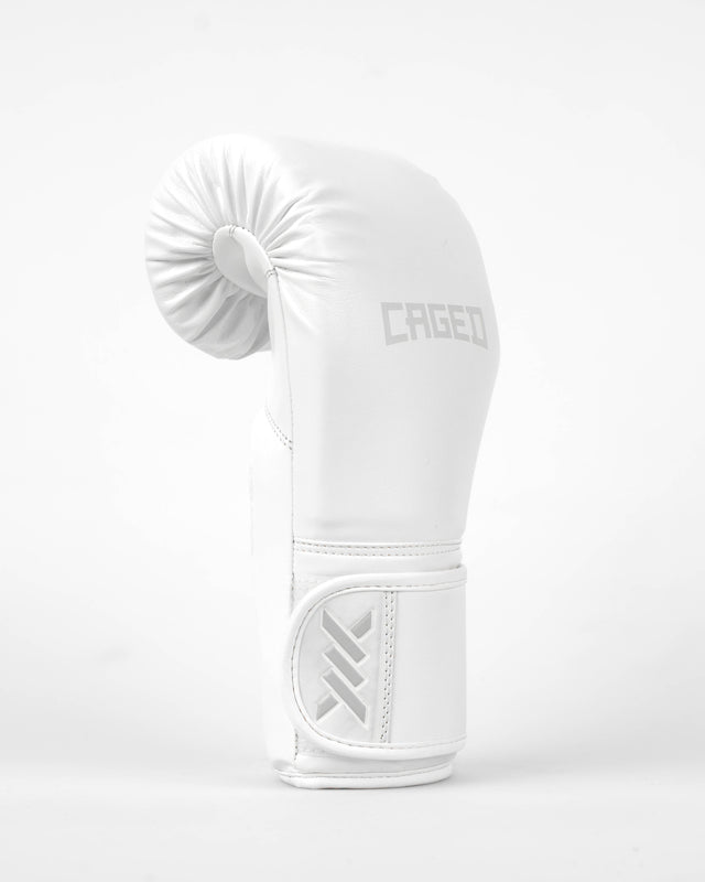 Gants de boxe Caged Core – Blanc/Blanc