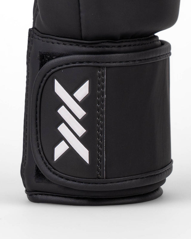 Luvas de boxe Caged Shadow – Preto Mate/Branco