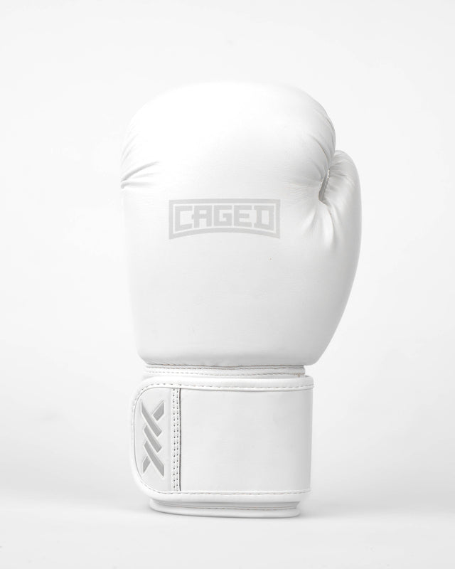 Luvas de boxe Caged Shadow – Branco/Branco