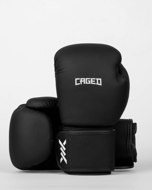 Caged Boksehandsker Spark Børn – Mat sort/hvid
