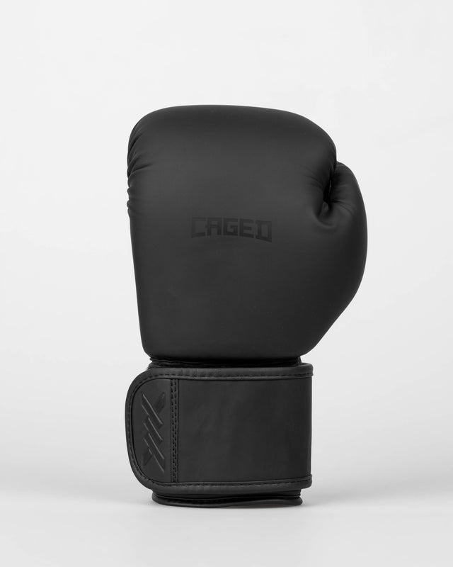 Caged Boxhandschuhe Spark Kinder – Matt Schwarz