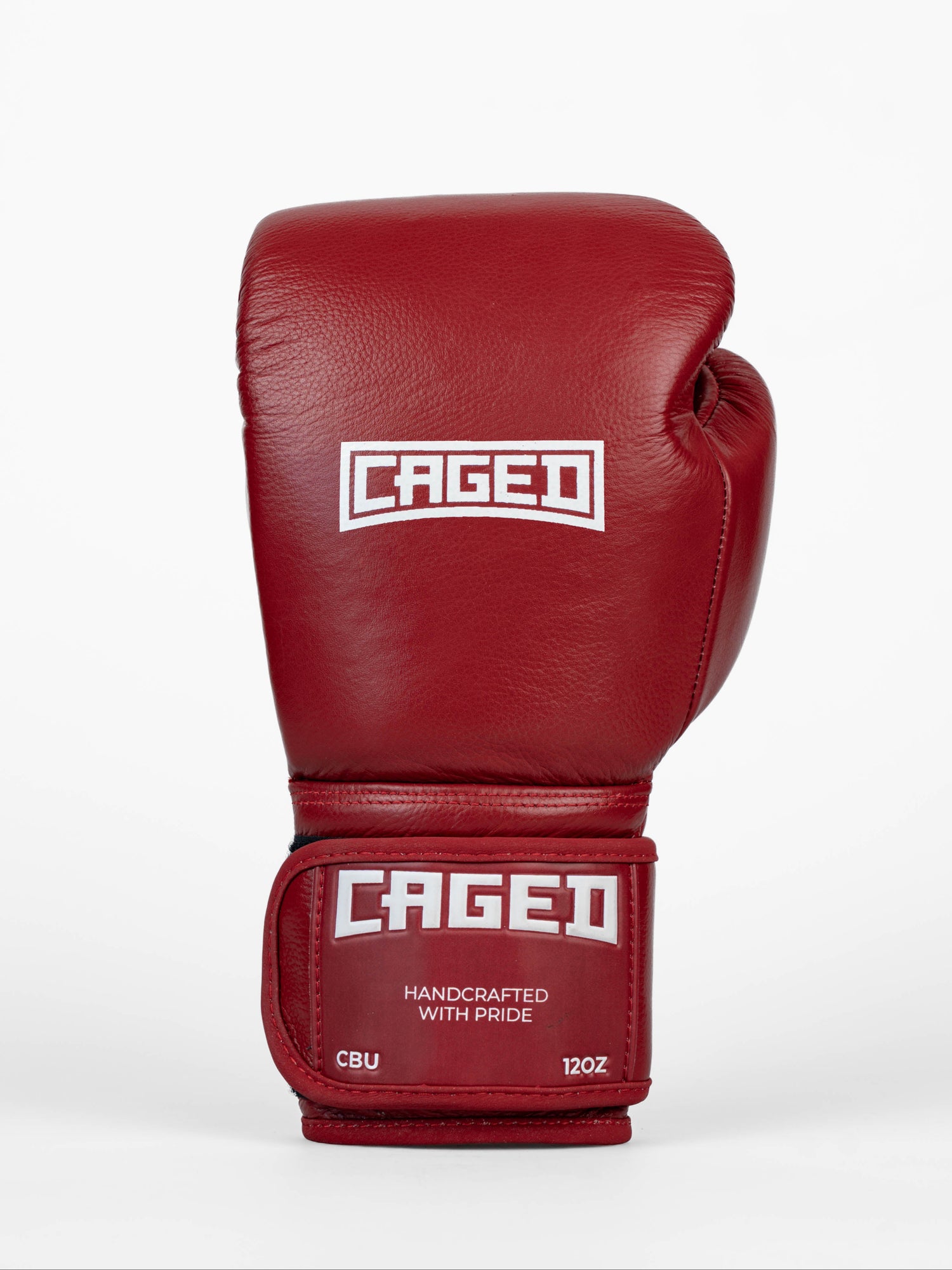 Luvas de boxe Caged 'X' Series – Bordô/Branco