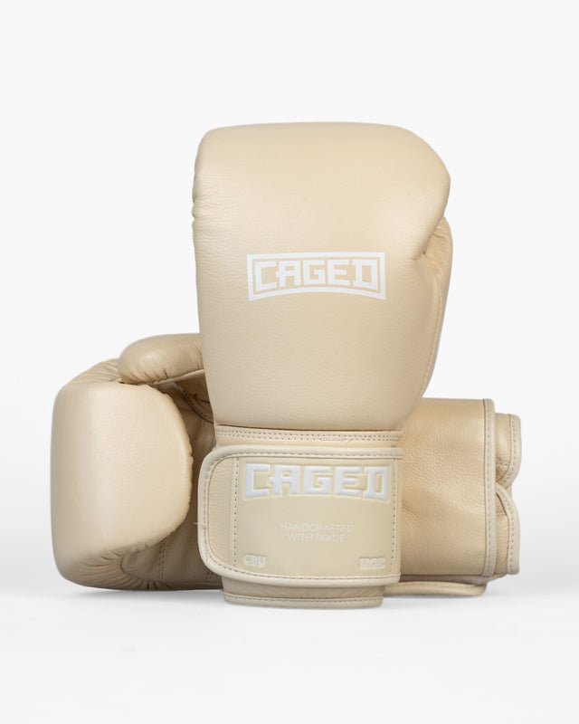 Luvas de boxe Caged 'X' Series – Branco Creme