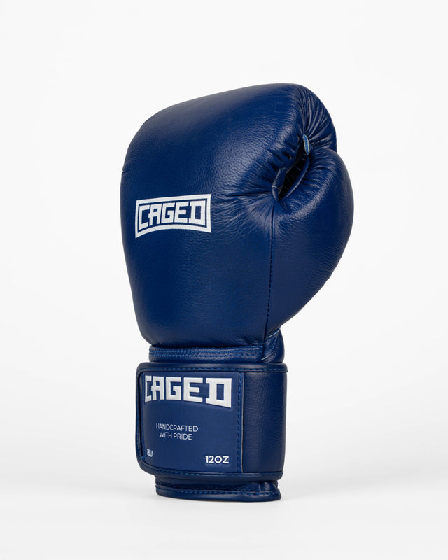 Caged Boxningshandskar 'X' Series – Navy Blå/Vit