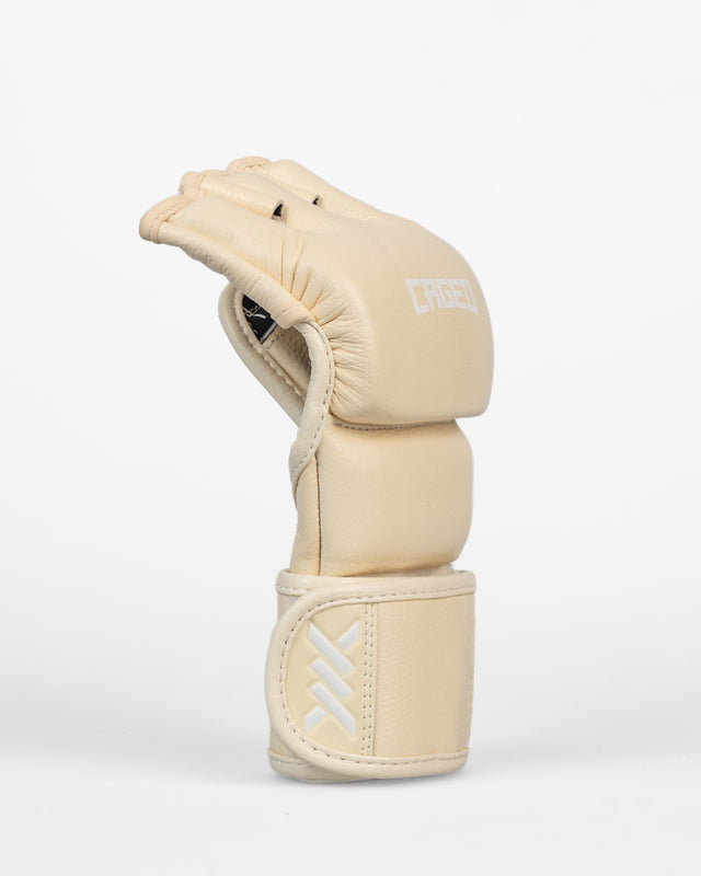 MMA rukavice Caged 'X' Series – Krémově bílé