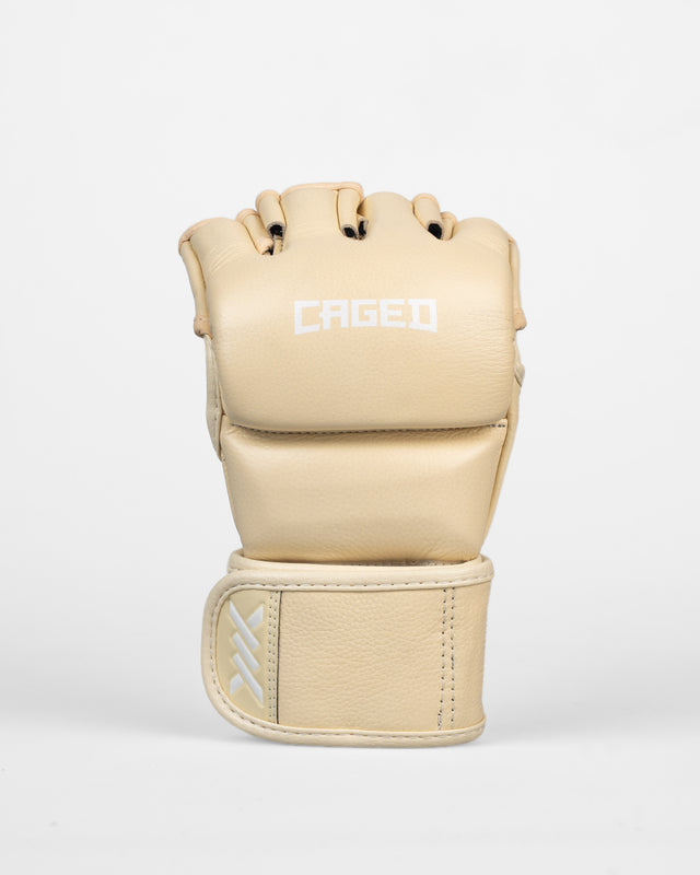 MMA rukavice Caged 'X' Series – Krémově bílé