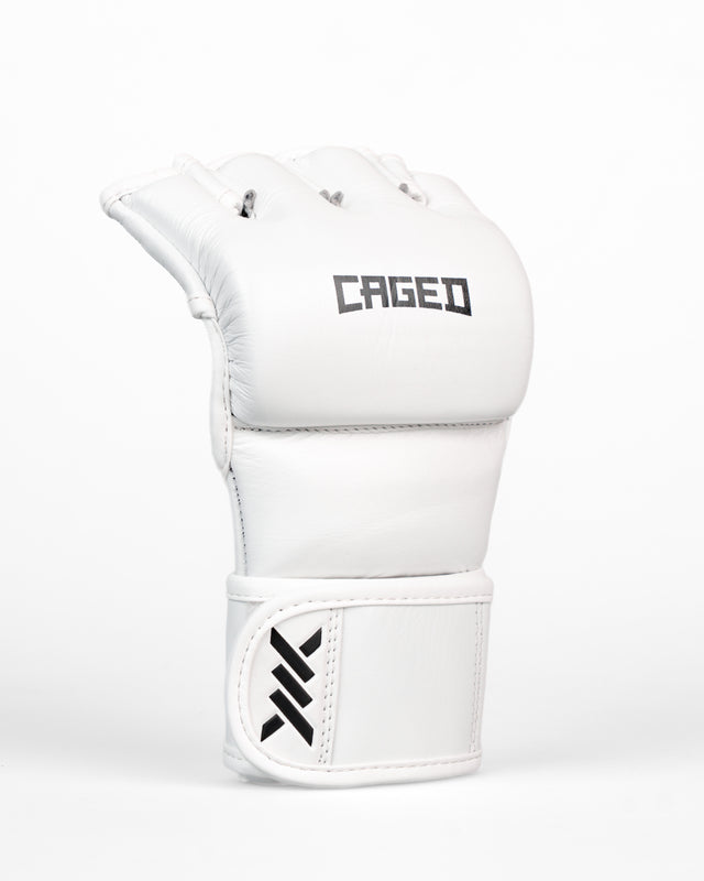 MMA rukavice Caged 'X' Series – Bílá/Černá