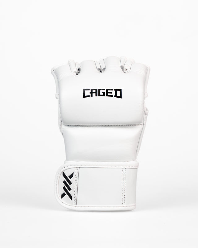 MMA rukavice Caged 'X' Series – Bílá/Černá