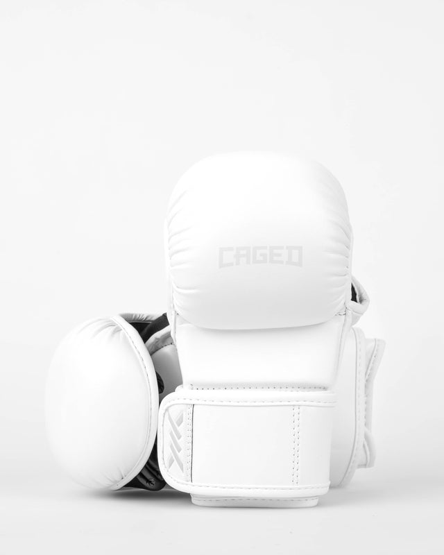 Caged MMA Handschoenen Sparring Shadow - Wit/Wit
