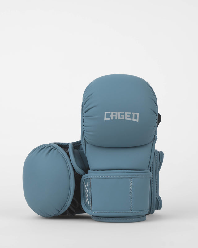 Mănuși MMA de sparring Caged Shadow – Midnight Blue