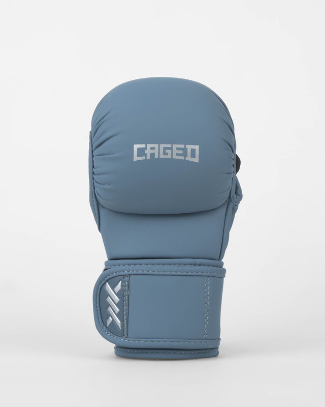 Mănuși MMA de sparring Caged Shadow – Midnight Blue