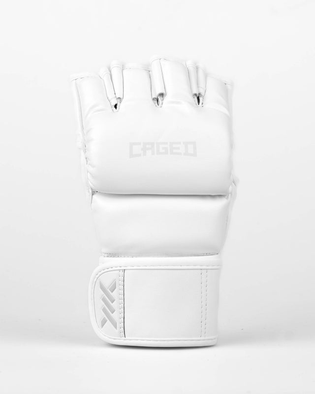 MMA rukavice Caged Shadow – Bílá/Bílá