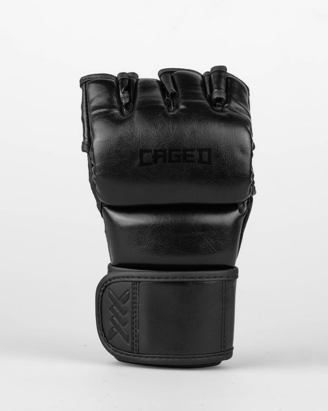 Caged MMA Gloves Shadow - Black/Black