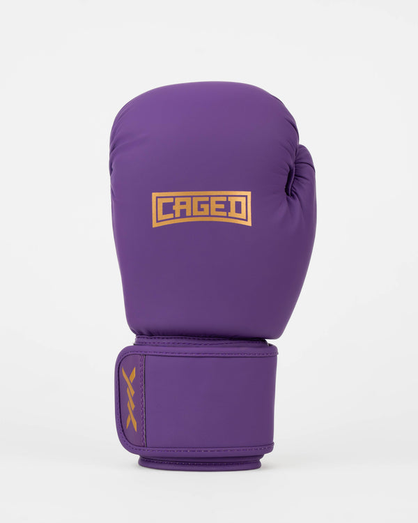 Guantoni da boxe Caged Shadow – Viola/Oro