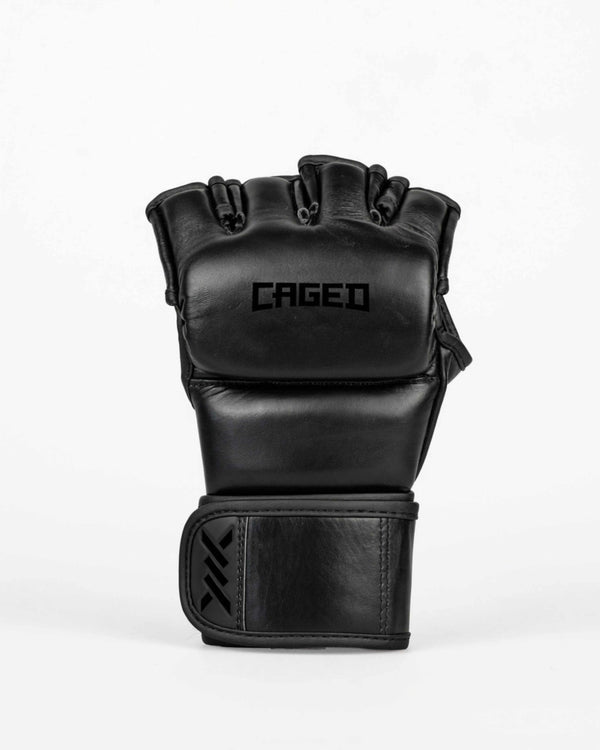 Caged MMA Handschoenen 'X' Series - Zwart/Zwart