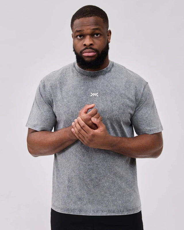 Caged Classic T-Shirt – Washed Grå