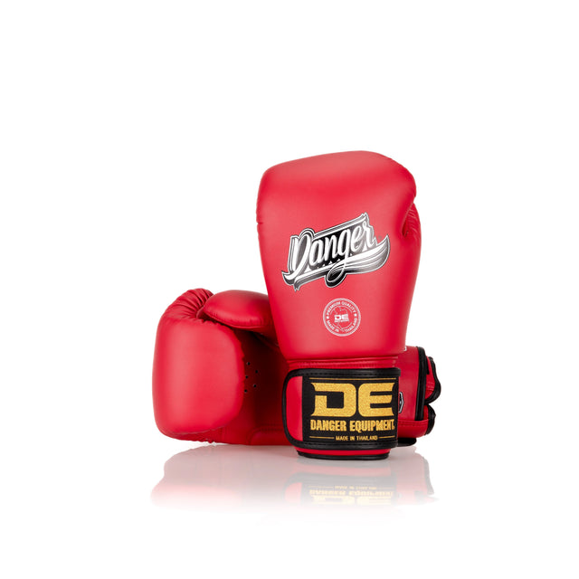 Danger Boxing Gloves Classic Thai - Red 