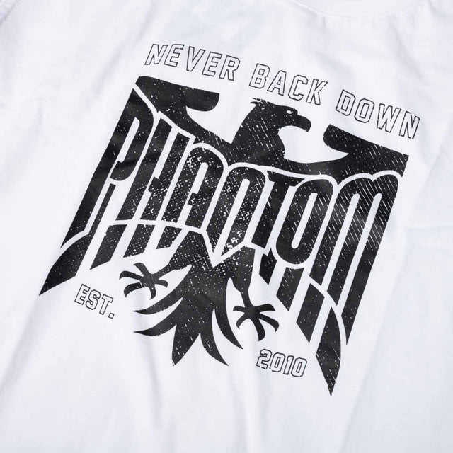 Camiseta Phantom Athletics Germany Never Back Down – Blanco