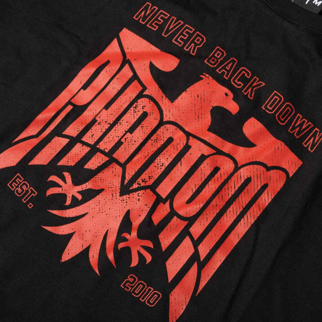 Triko Phantom Athletics Germany Never Back Down – Černé/Červené
