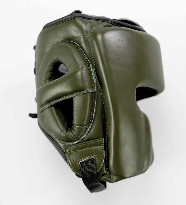 Casque de boxe Caged 'X' Series – Kaki Vert