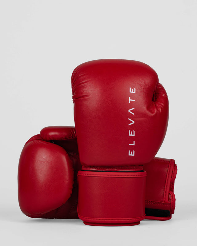 Dětské boxerské rukavice Elevate Prime – Červené/Bílé