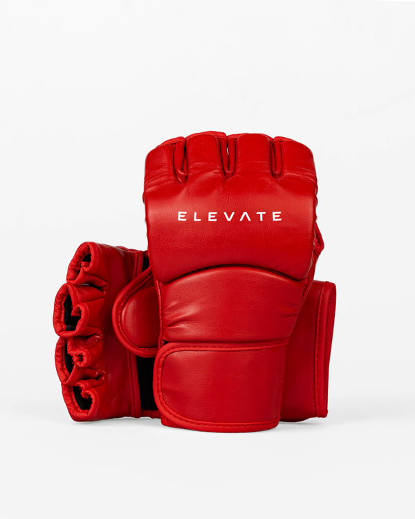 Elevate MMA-Handschuhe Prime – Rot/Weiß