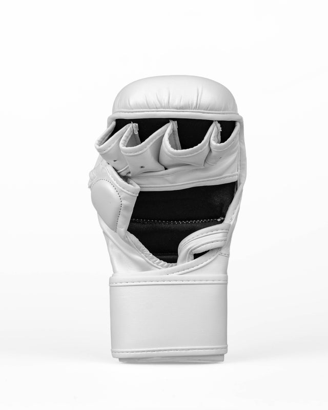 Luvas de sparring MMA Elevate Prime – Branco/Preto